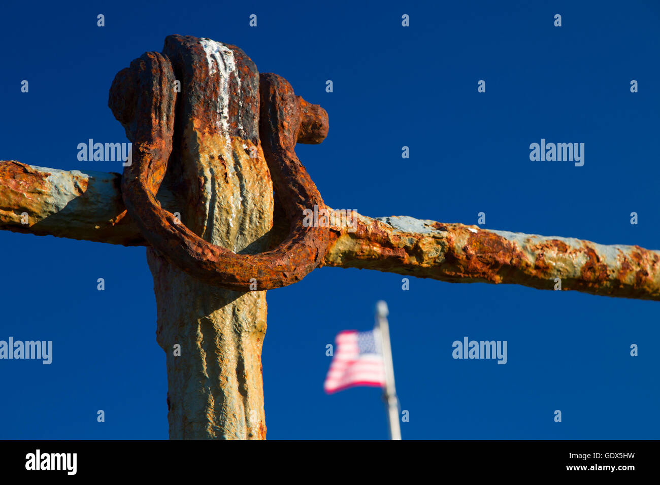 Anker, Bruder Jonathan Friedhof und Denkmal, Crescent City, Kalifornien Stockfoto
