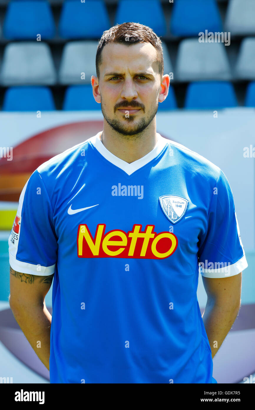 Fußball, 2. Bundesliga, 2016/2017, VfL Bochum, Team-Präsentation für die Wildsaison Porträt Patrick Fabian Stockfoto