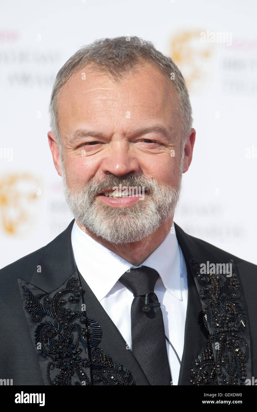 Graham Norton besucht das Haus von Fraser britische Akademie Fernsehen Awards 2016 in der Royal Festival Hall am 8. Mai 2016 Stockfoto