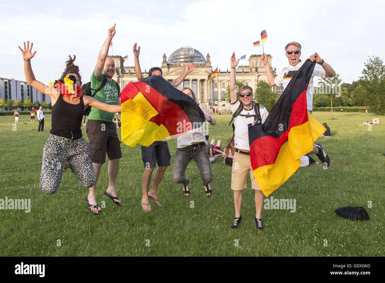 Fußball-Weltmeisterschaft 2014 in Berlin, Deutschland, 2014 Stockfoto