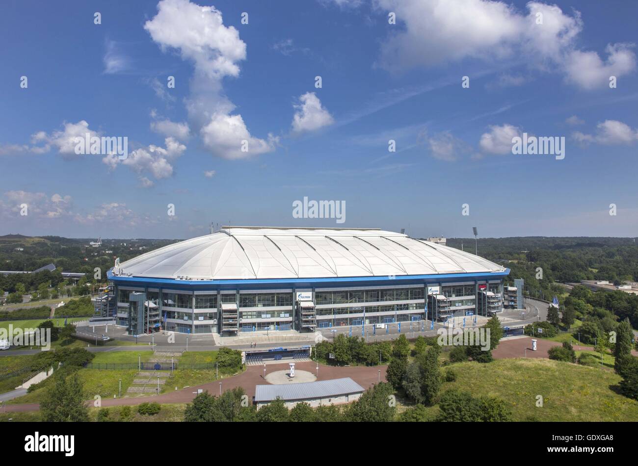 Veltins Arena in Gelsenkirchen, Deutschland, 2014 Stockfoto
