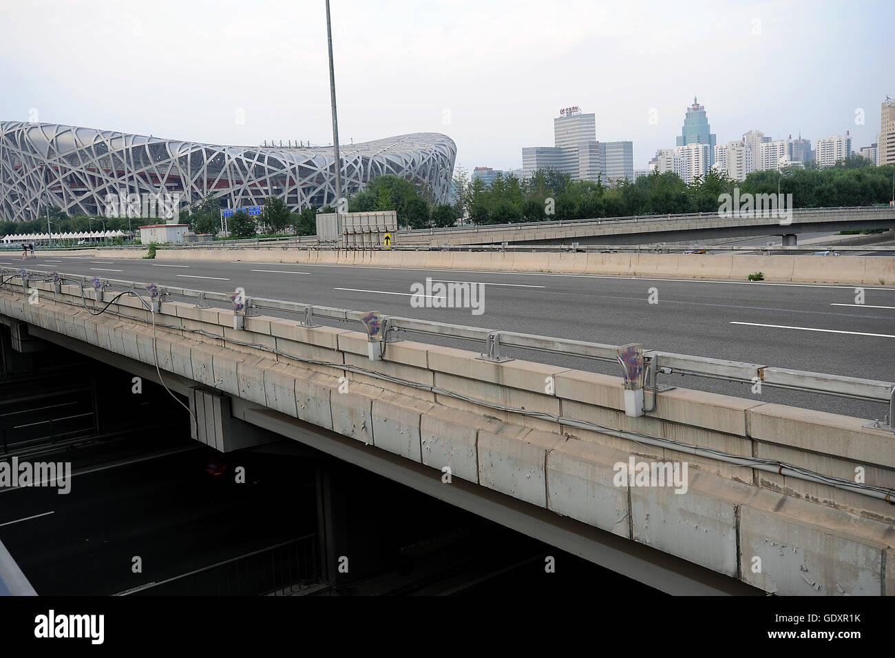 CHINA. 2012. Peking. Nationalstadion Stockfoto