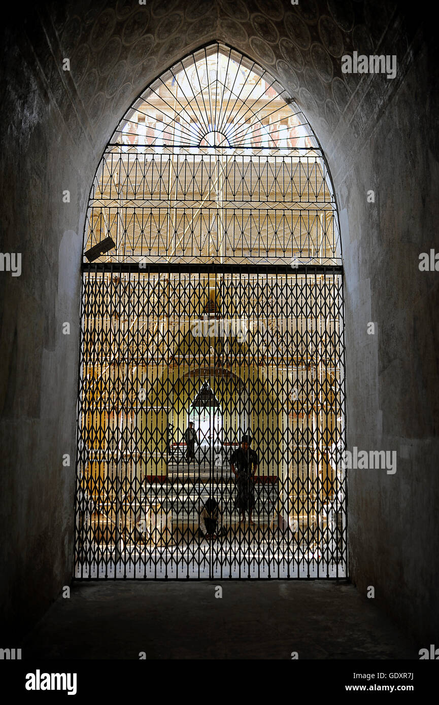 MYANMAR. Bagan. 2014. Ananda Tempel Stockfoto