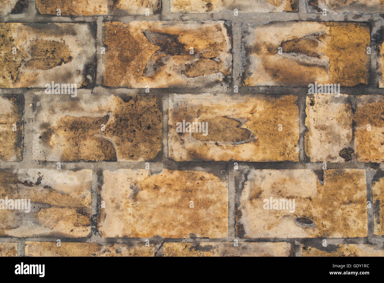 Rustikale Ziegel Muster Bodenbelagoberfläche als Hintergrund Stockfoto
