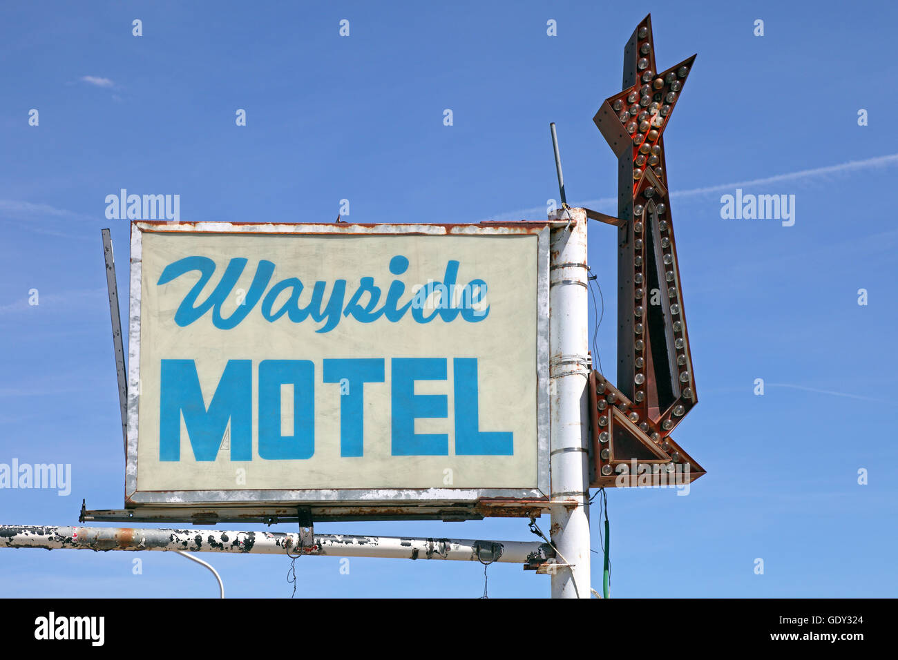 Geographie/Reisen, USA, New Mexico, Wayside Motel an der Route 66, Additional-Rights - Clearance-Info - Not-Available Stockfoto
