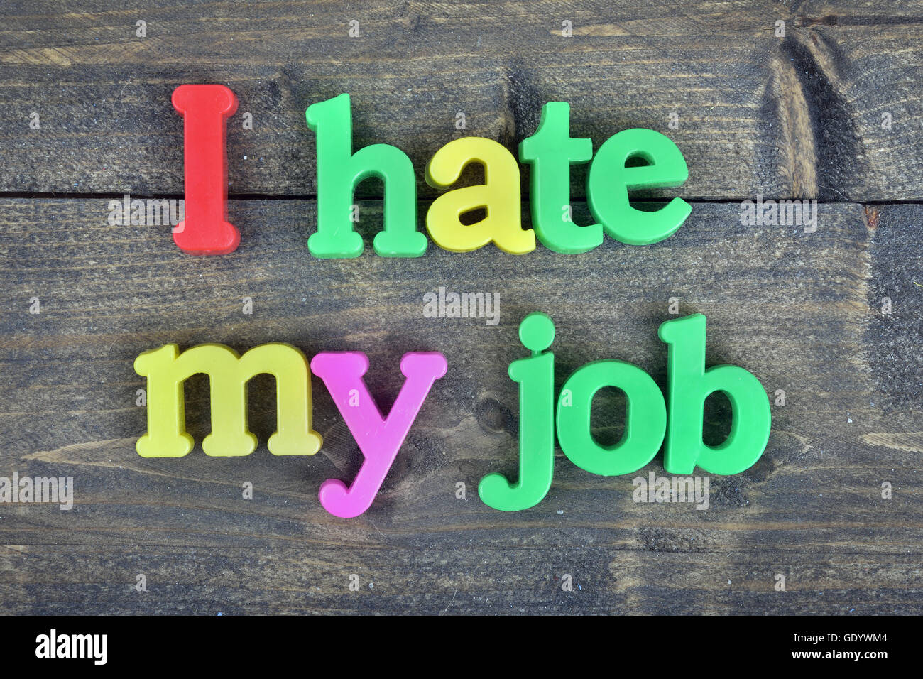 Ich hasse meine arbeit Fotos und Bildmaterial in hoher Auflösung Alamy