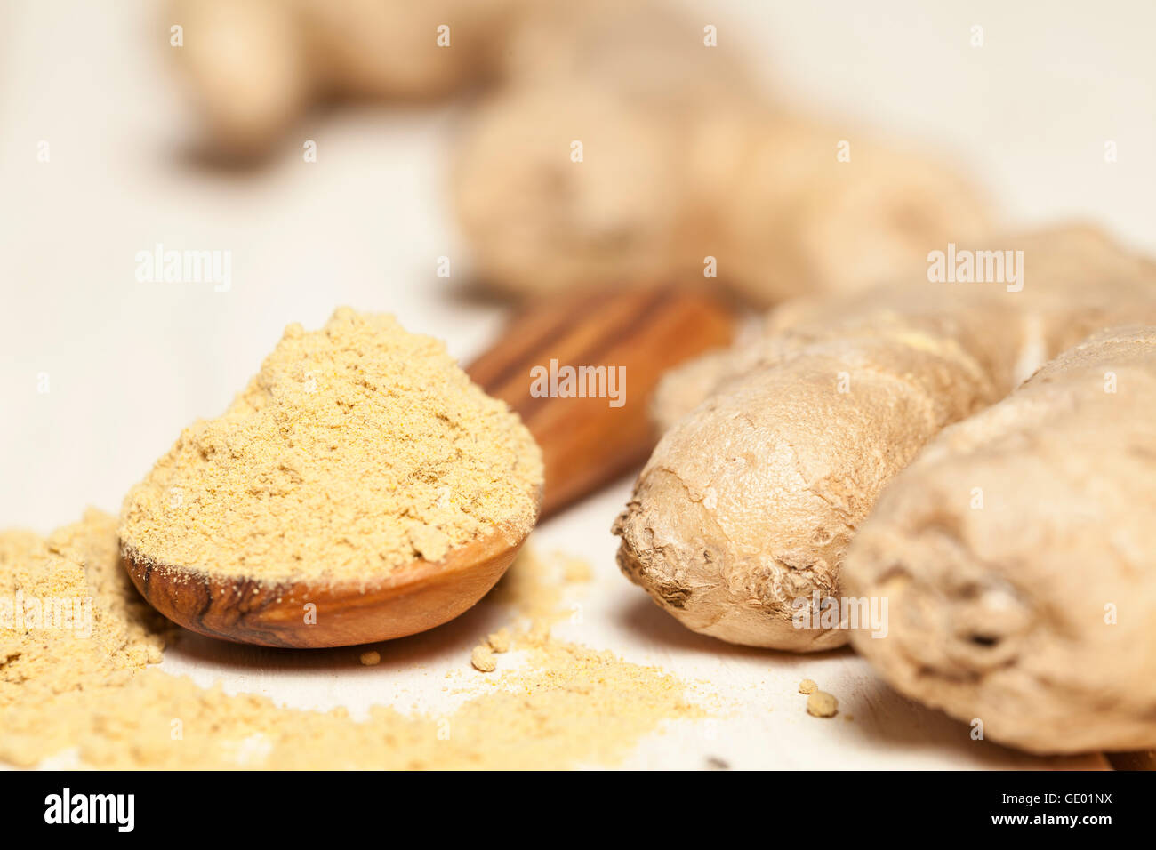 Ingwer Gewürz Stockfoto