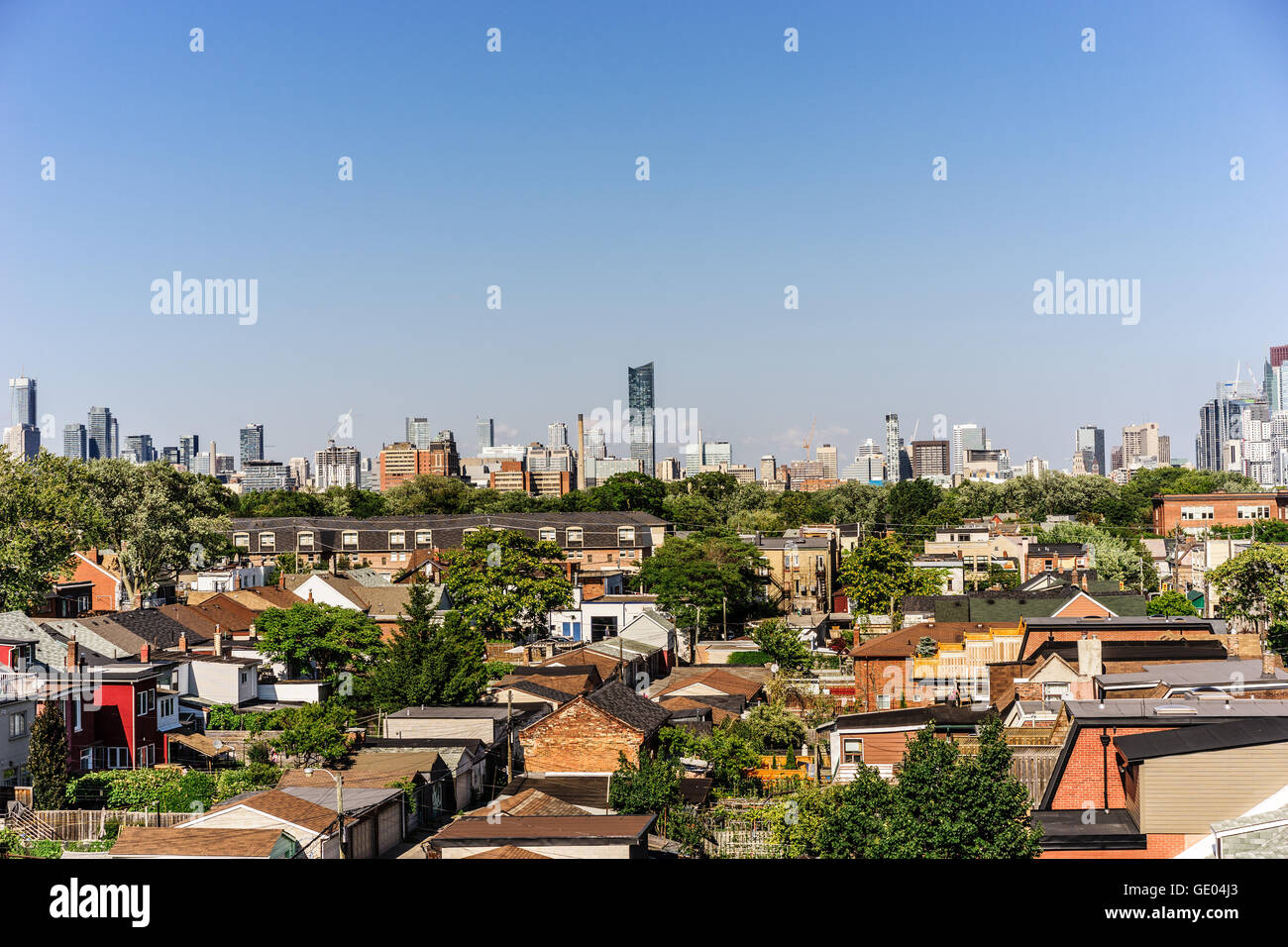 Blick auf die Stadt Stockfoto