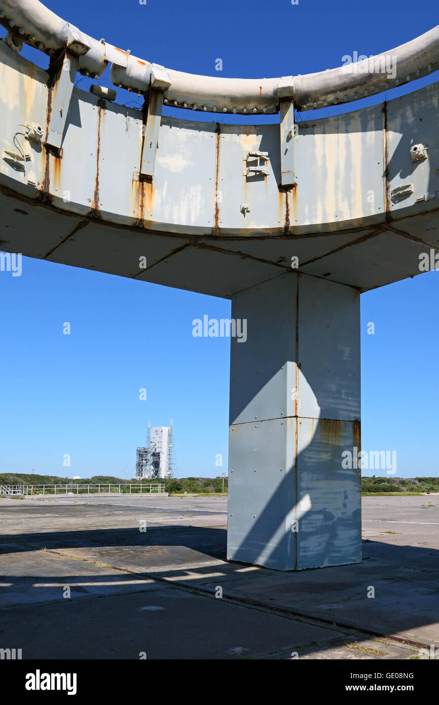 Geographie/Reisen, USA, Florida, Cape Canaveral, dem Kennedy Space Center, Launch Pad von 'Apollo 1', dem Schauplatz der Brandkatastrophe von 1967, - - Not-Available Clearance-Info Additional-Rights Stockfoto