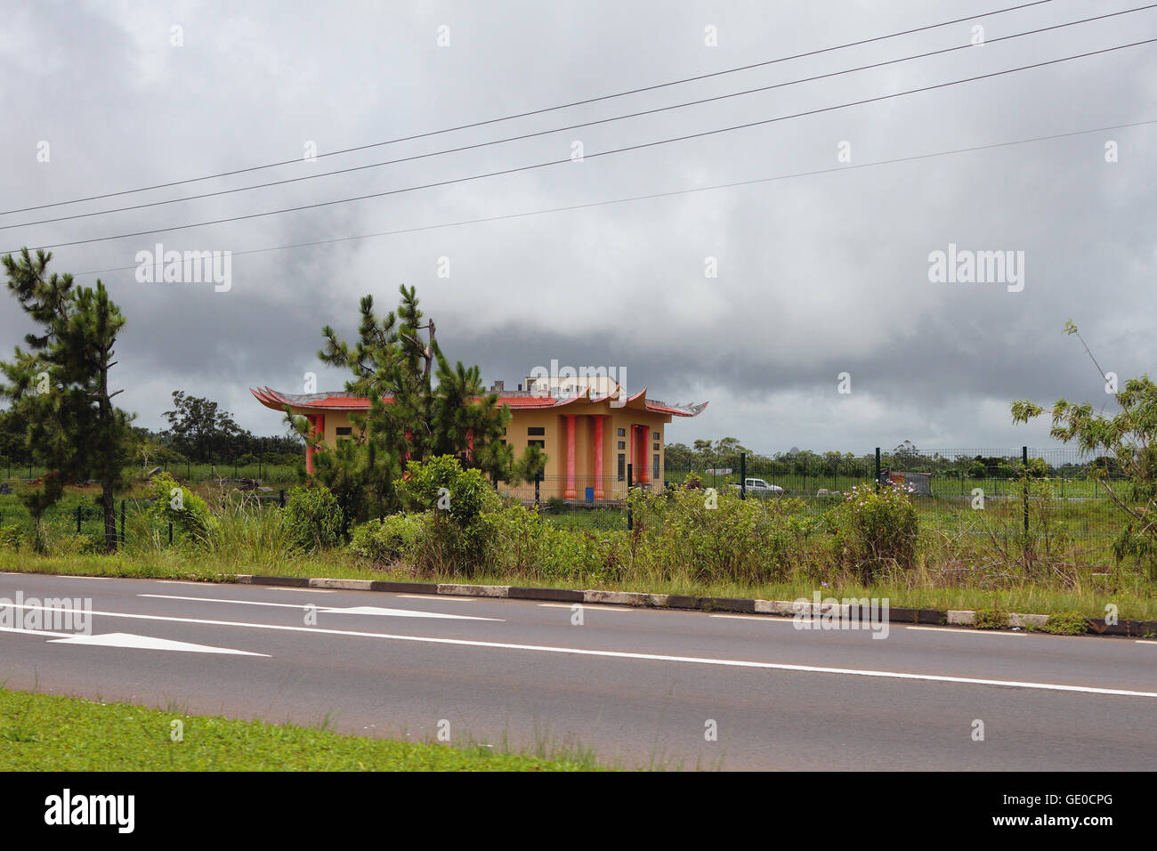 Regenzeit in Tropen, Mauritius, 01.08.2016 Stockfoto
