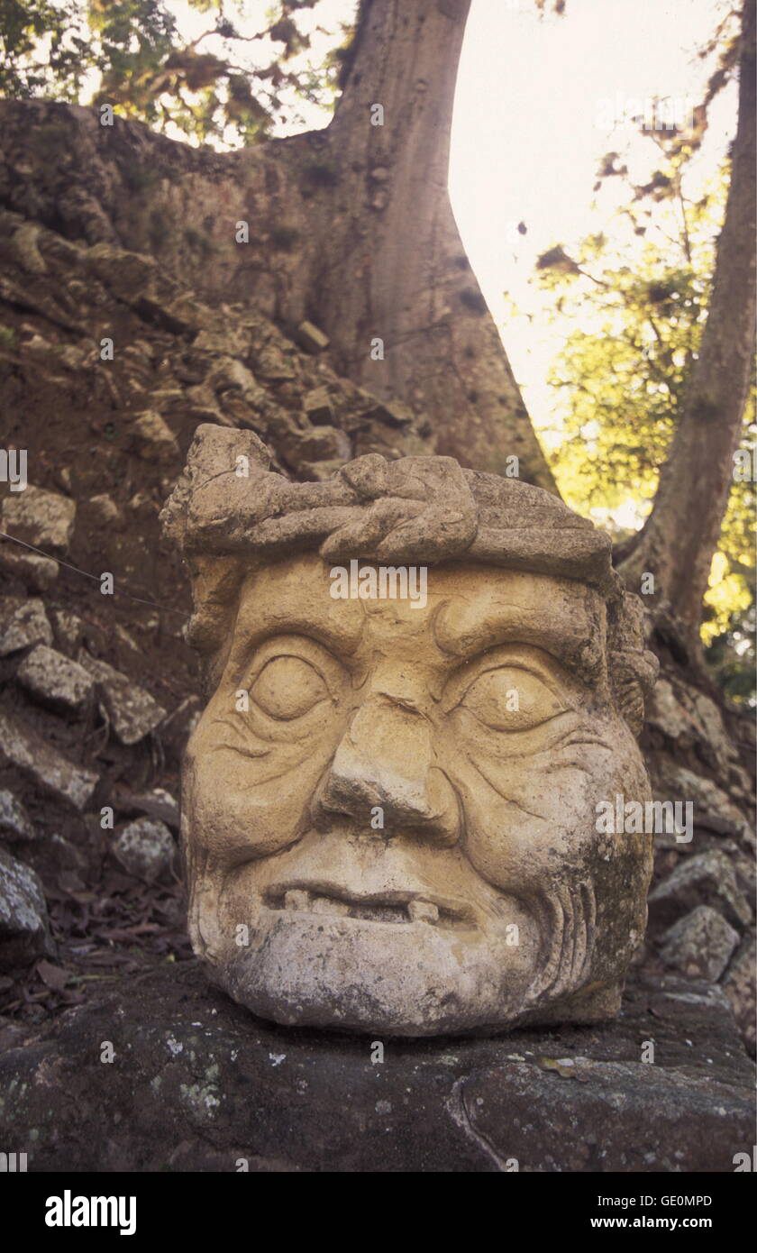 Die Ruinen von Copán in Honduras in Mittelamerika Stockfoto