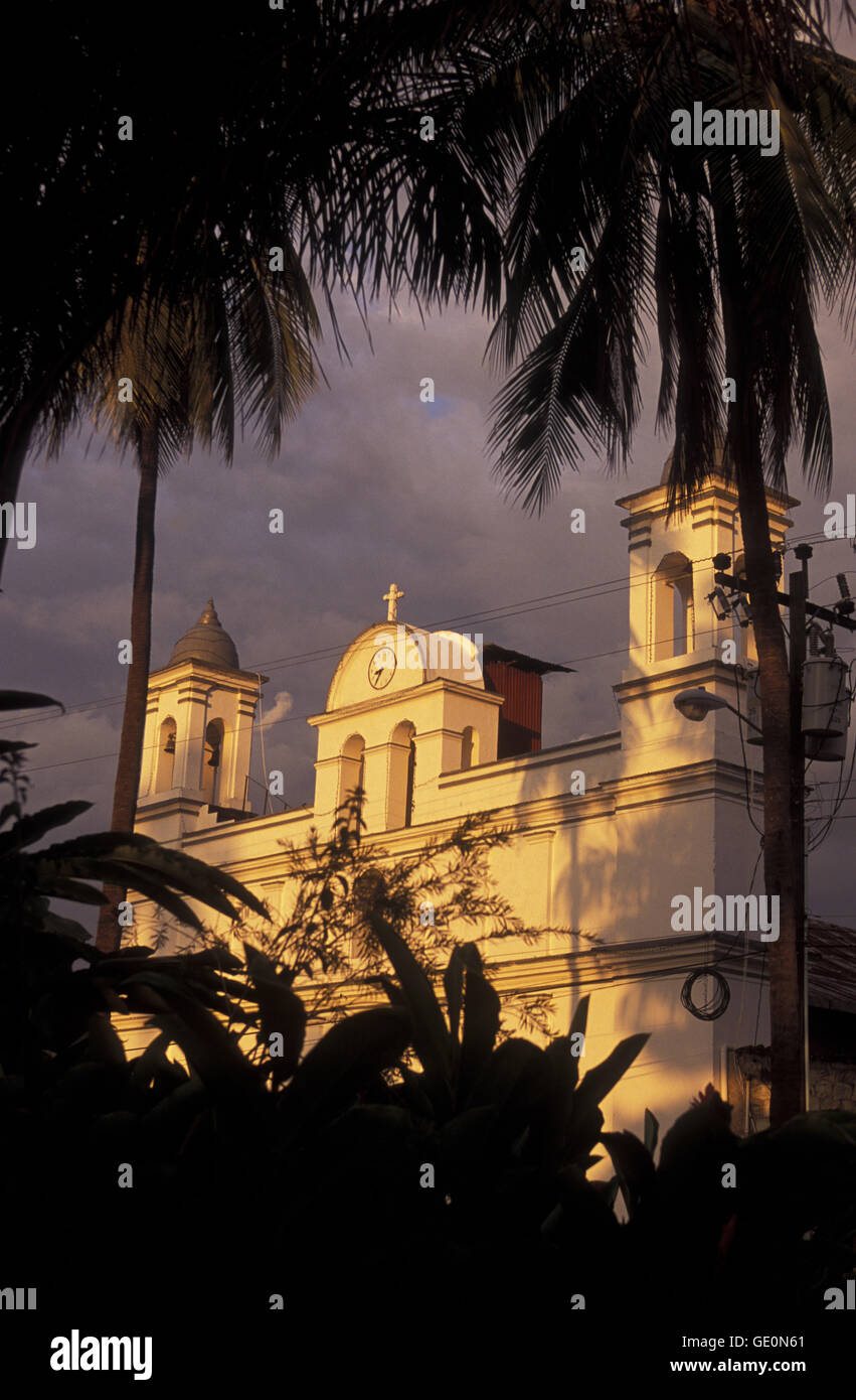 die Churchi n der Altstadt der Stadt Copán in Honduras in Mittelamerika Stockfoto