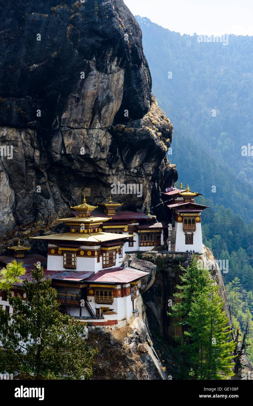 Geographie/Reisen, Bhutan, Paro, der Tiger Nest, Additional-Rights - Clearance-Info - Not-Available Stockfoto