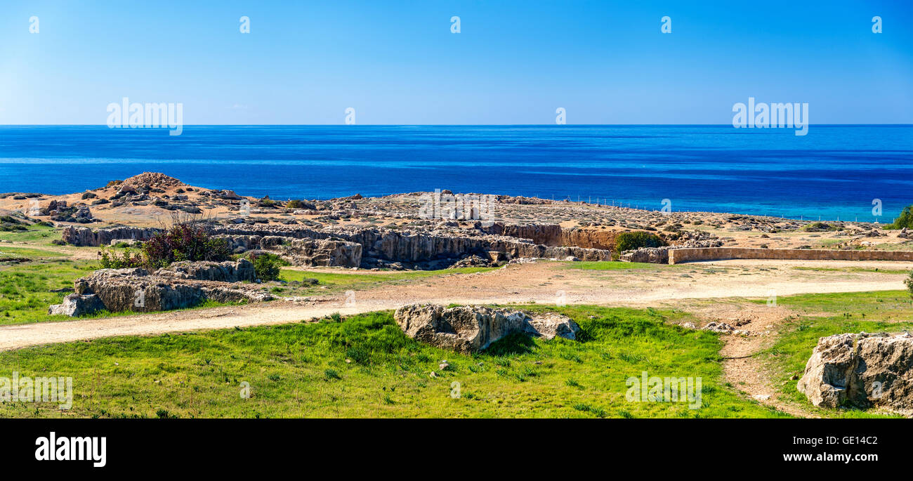 Königsgräber, einer Nekropole in Paphos - Zypern Stockfoto