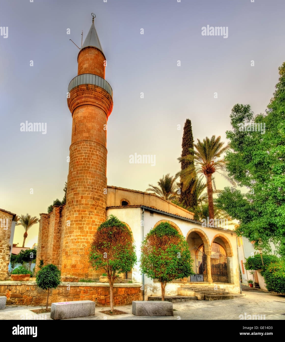 Taht el Kale Moschee in Nikosia - Zypern Stockfoto