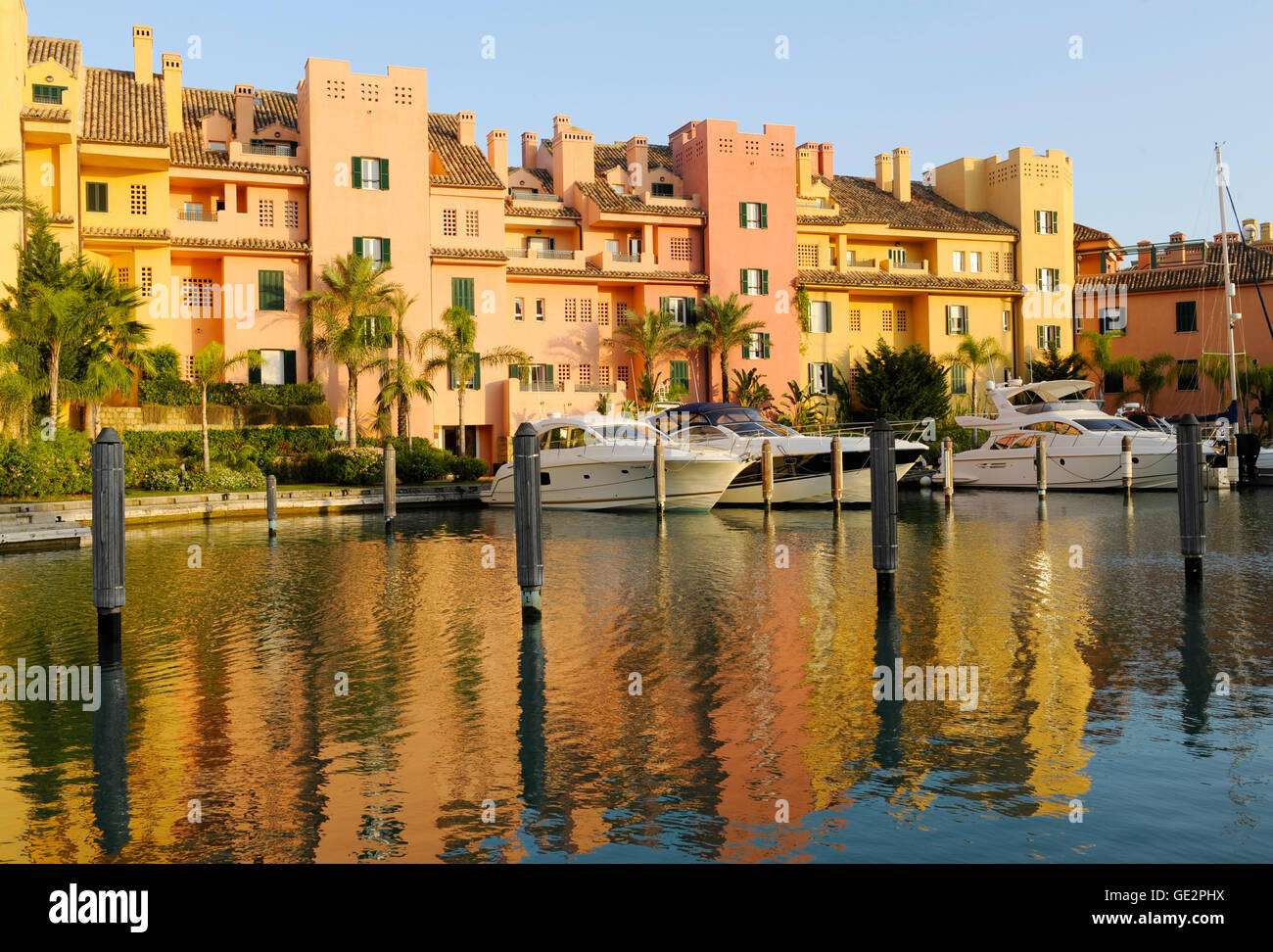 Sotogrande Marina, Andalusien, Spanien Stockfoto