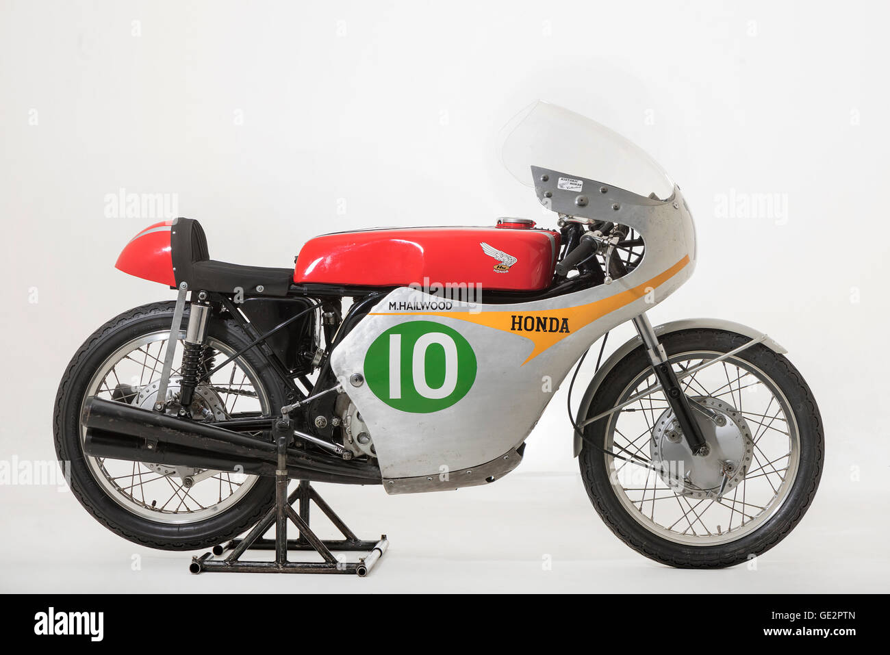 1961-Honda-RC162, Mike Hailwood. Stockfoto