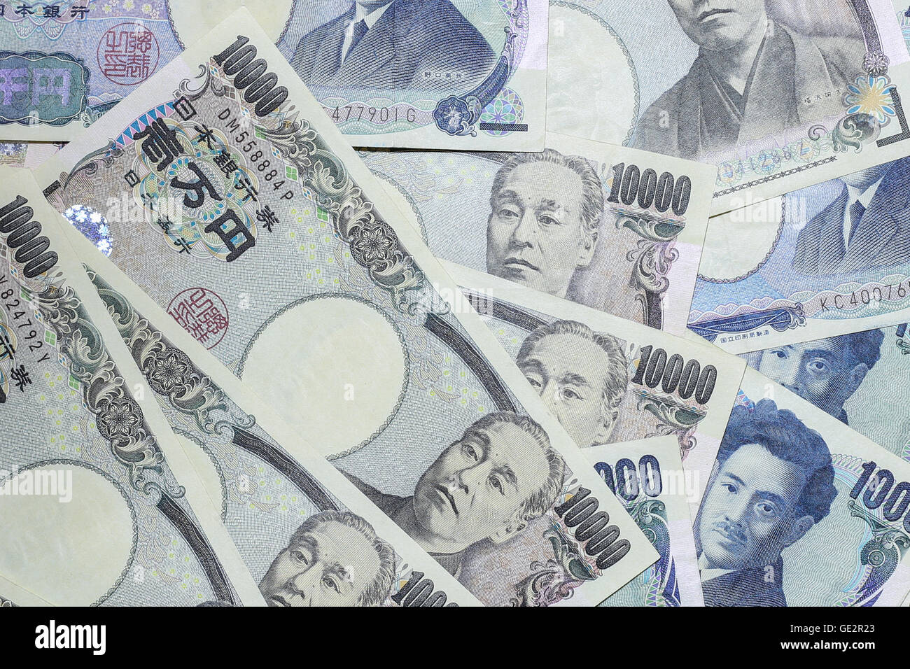 japanischen Yen, die Währung von japan Stockfoto