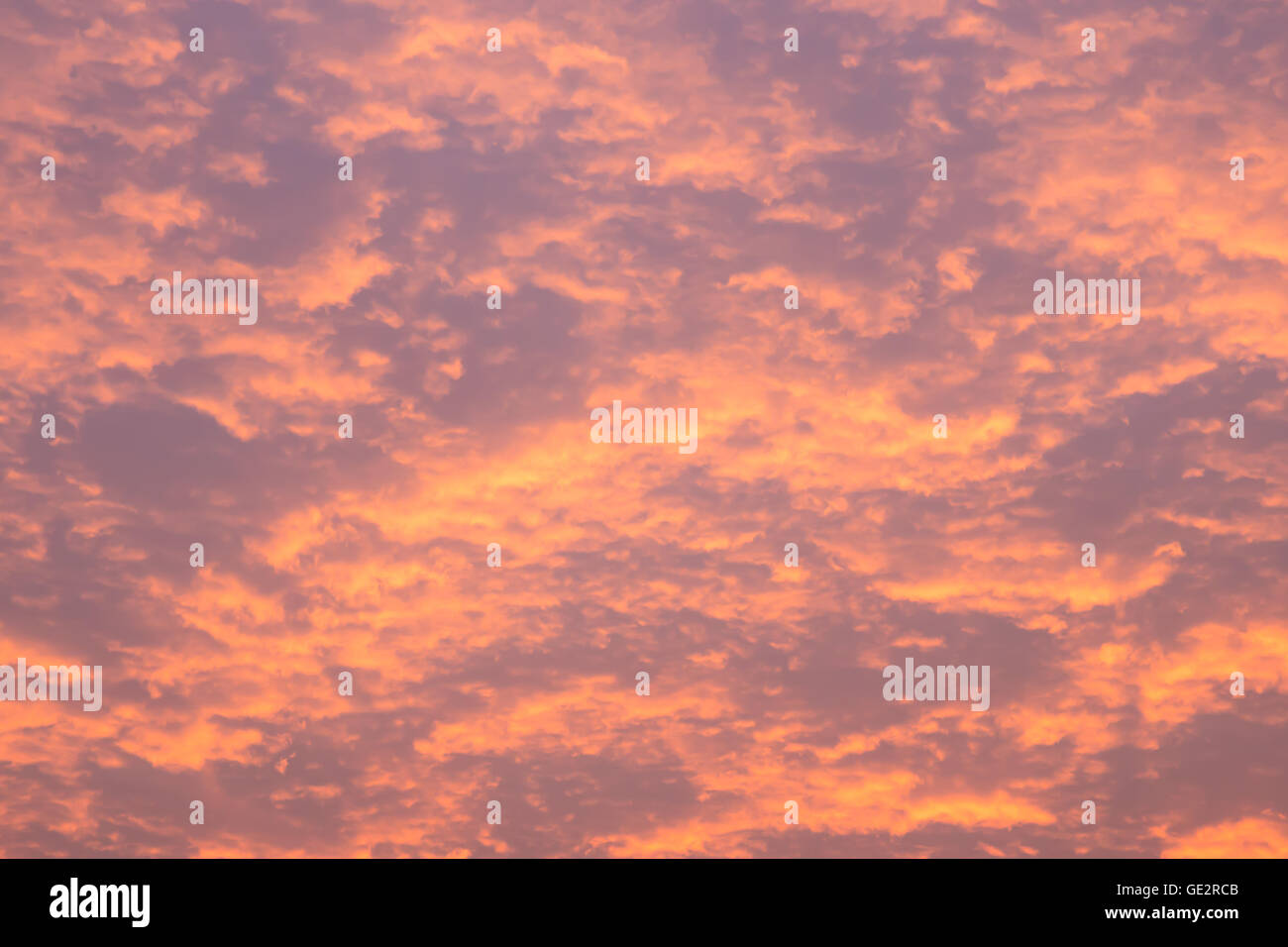 Himmel im Hintergrund Sunrise Stockfoto