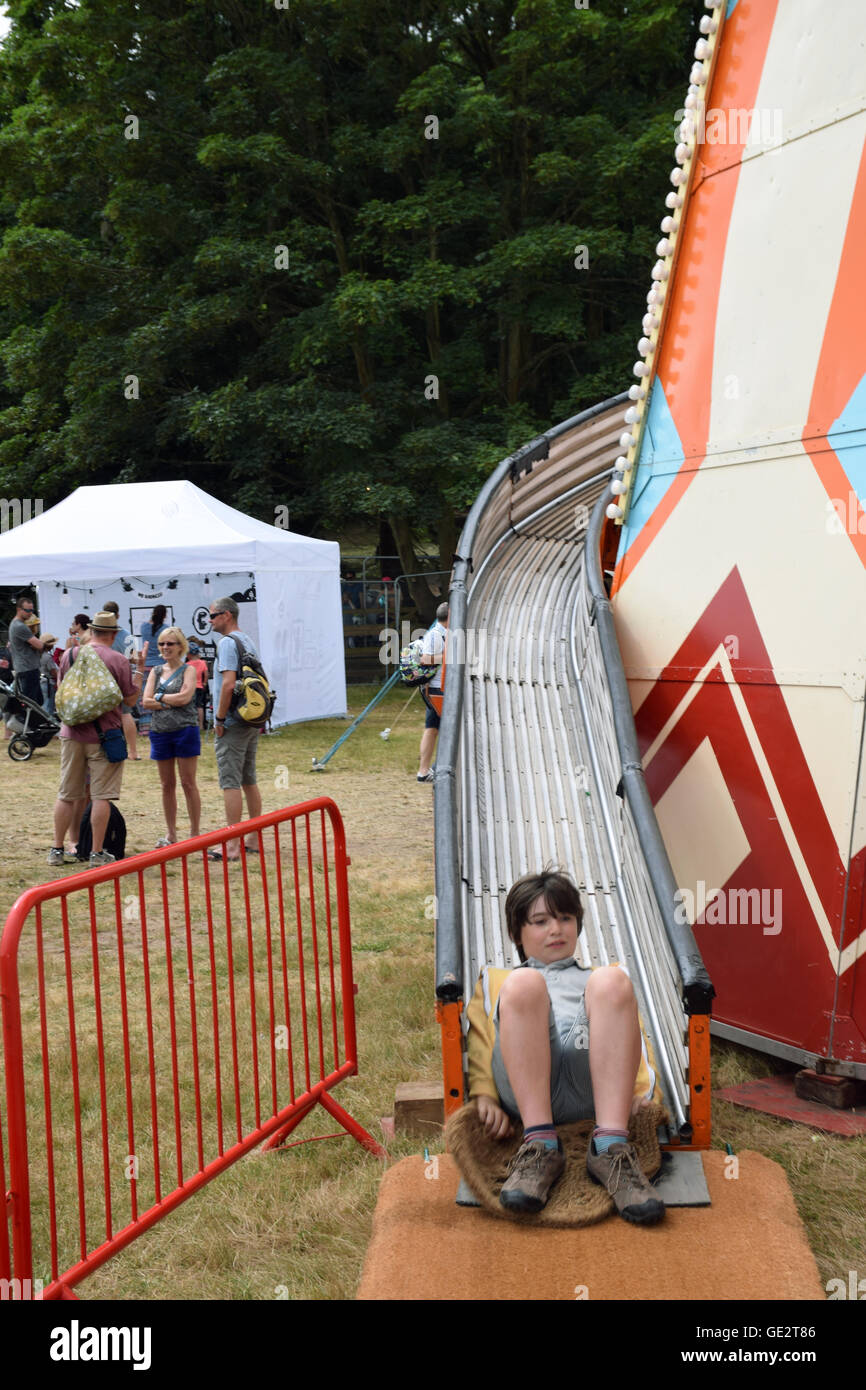 Kinderland am Latitude Festival 2016, Henham Park, Suffolk, UK Stockfoto