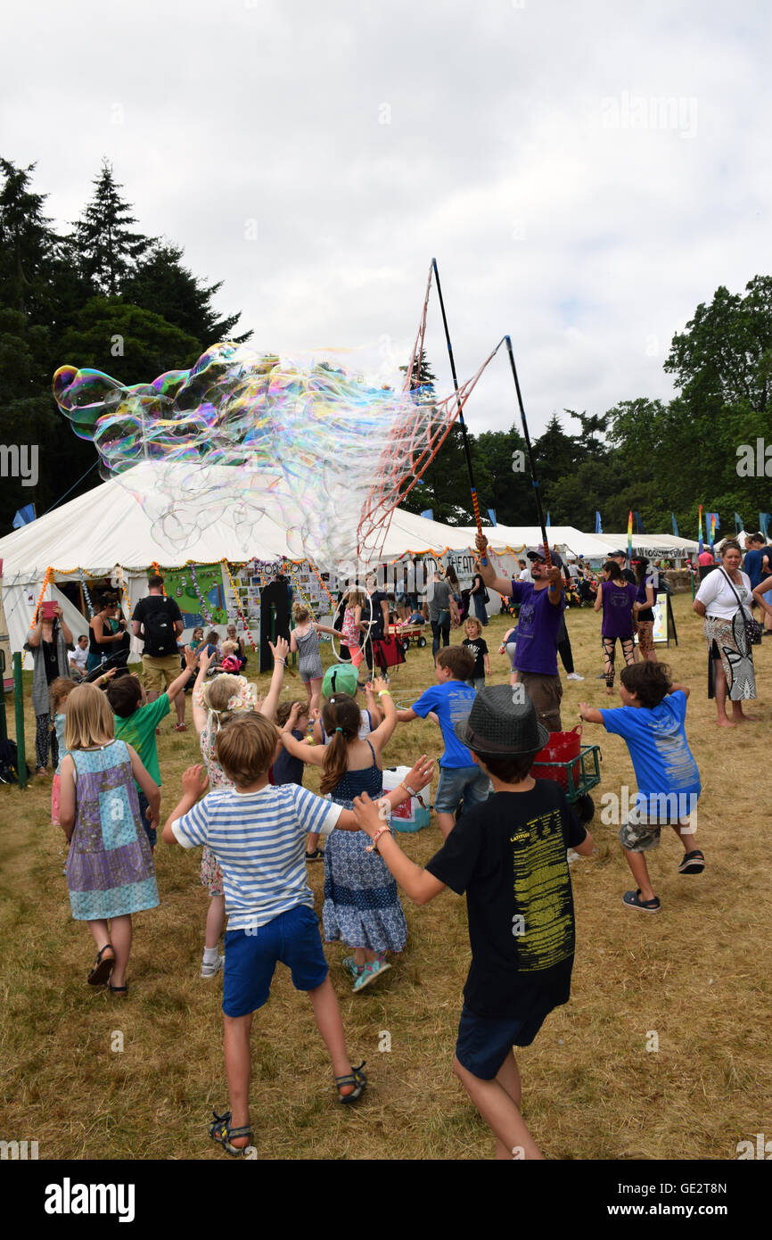 Kinderland am Latitude Festival 2016, Henham Park, Suffolk, UK Stockfoto