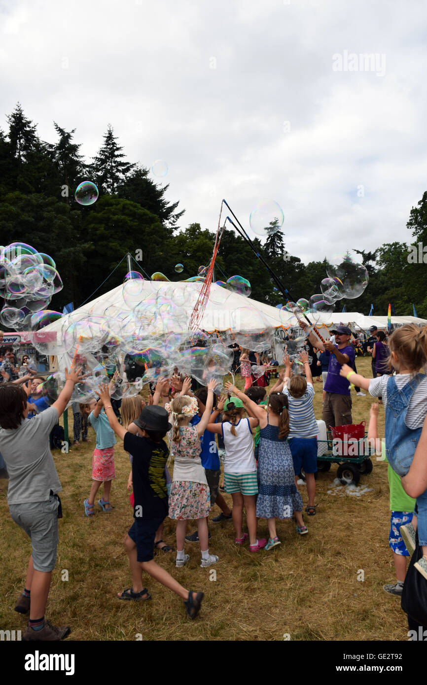 Kinderland am Latitude Festival 2016, Henham Park, Suffolk, UK Stockfoto