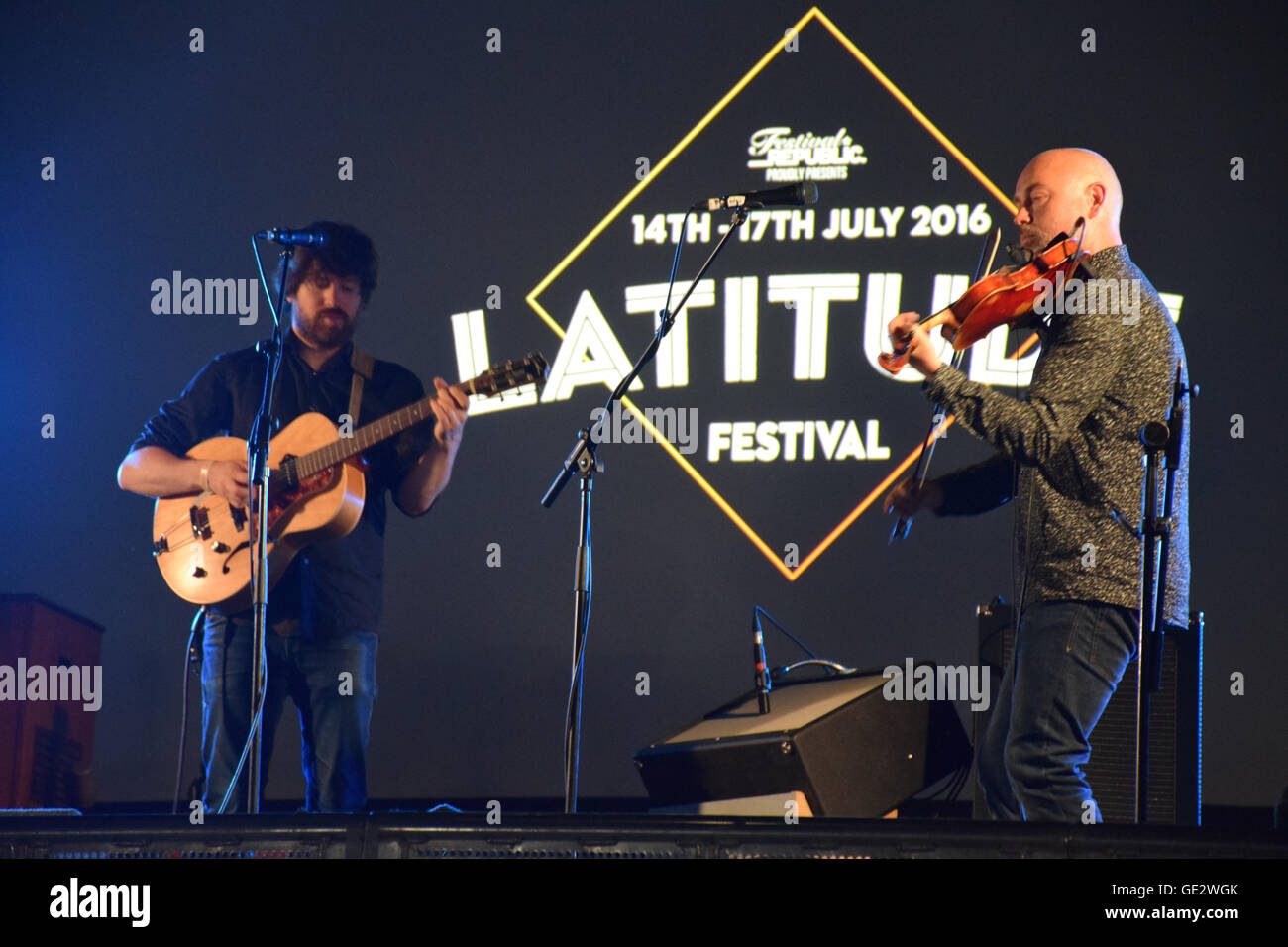 Lau, folk-Band, Latitude Festival 2016, Henham Park, Suffolk, UK Stockfoto