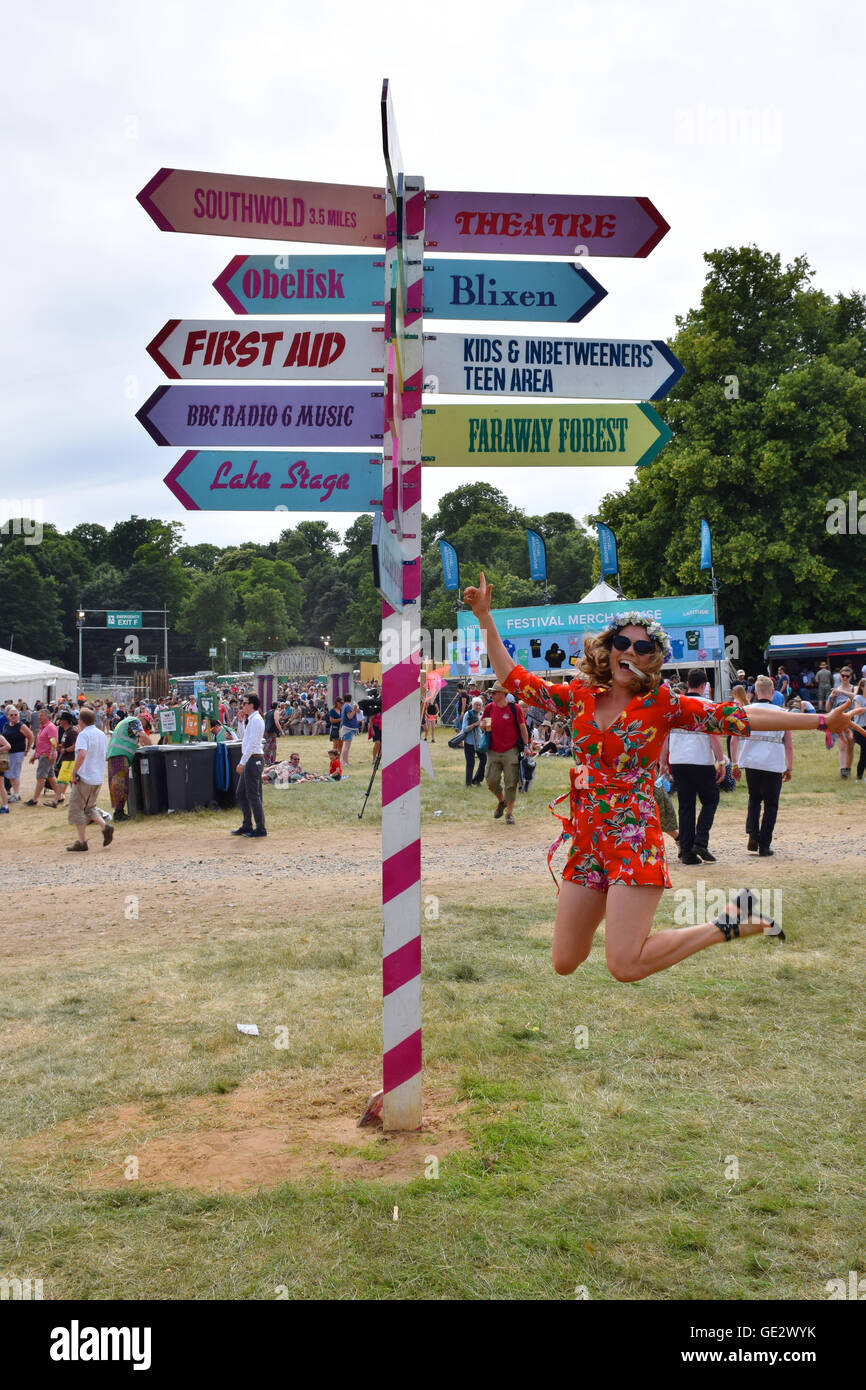 Latitude Festival 2016, Henham Park, Suffolk, UK Stockfoto