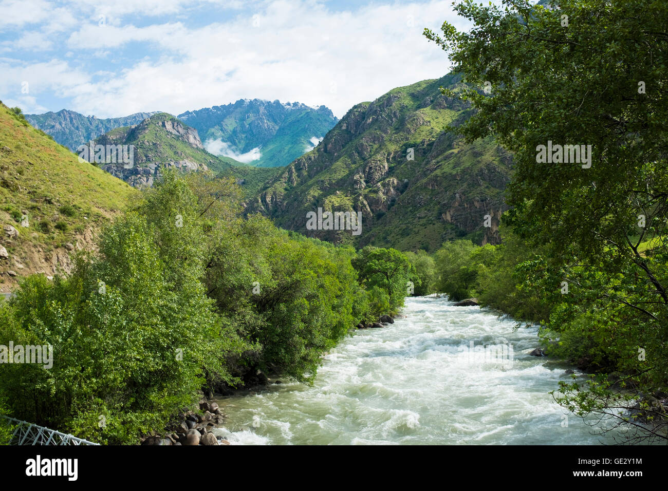 Suusamyr Tal Stockfoto