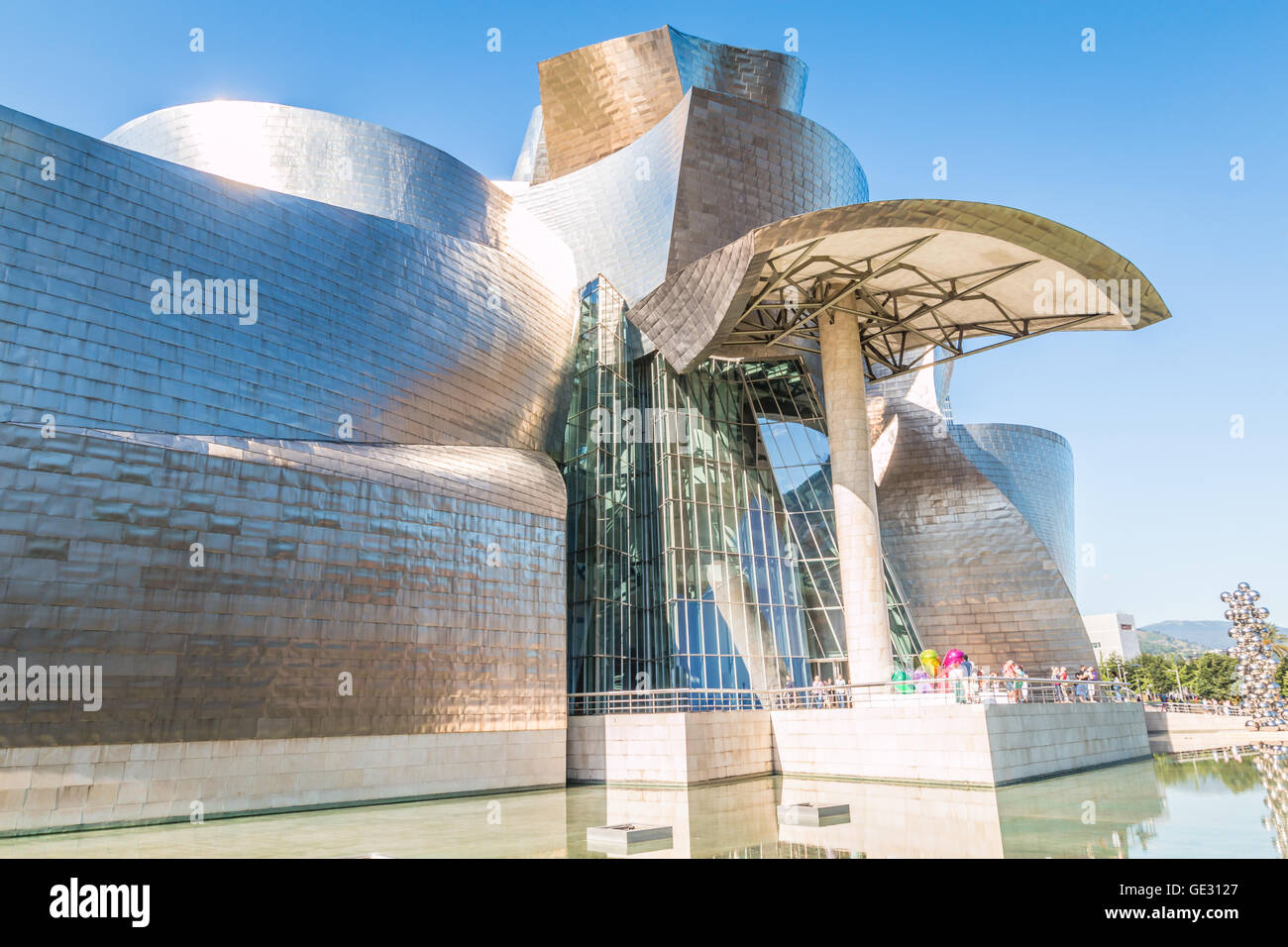 Guggenheim Museum Bilbao Spanien Stockfoto
