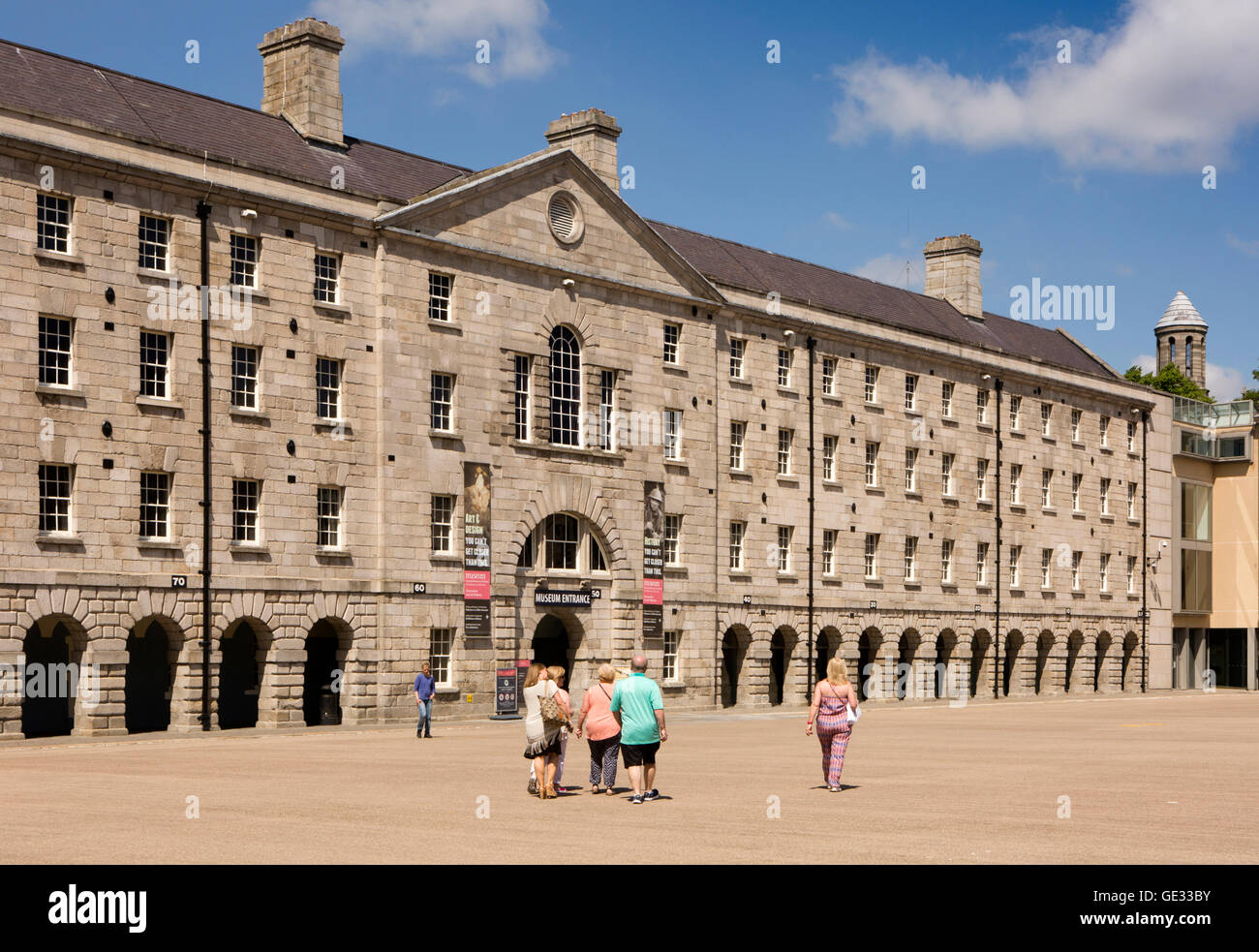 Irland, Dublin, Benburb Street, National Museum of Decorative Arts und Geschichte rund um 1704 Collins Barracks parade ground Stockfoto