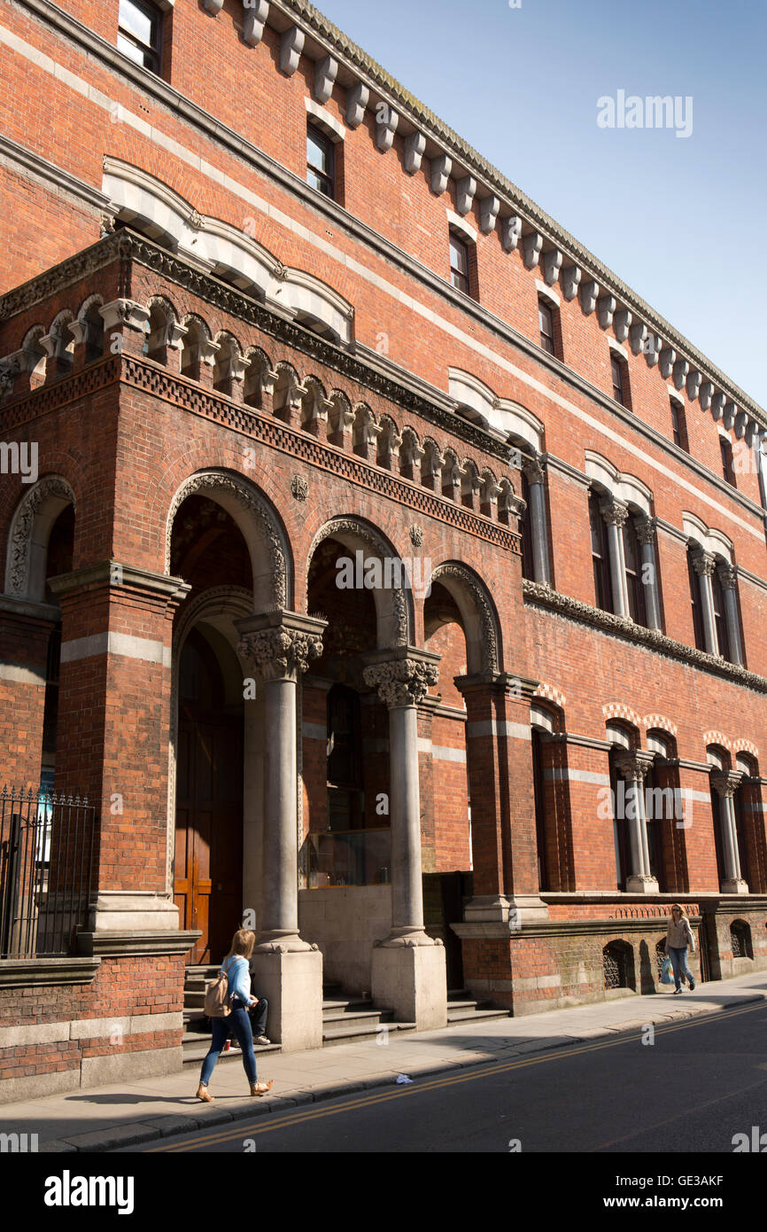 Irland, Dublin, Kildare Street, Alliance Francaise Gebäude Stockfoto