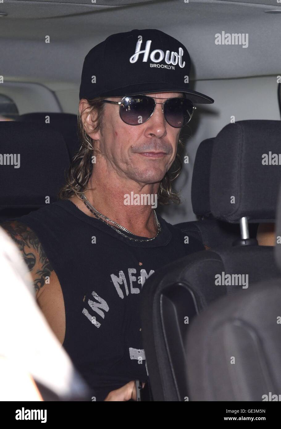 Duff McKagan in Anwesenheit für Guns N' Roses nicht In dieser Lebenszeit Tour Kick Off-Veranstaltung, John Varvatos Bowery, New York, NY 22. Juli 2016. Foto von: Derek Sturm/Everett Collection Stockfoto