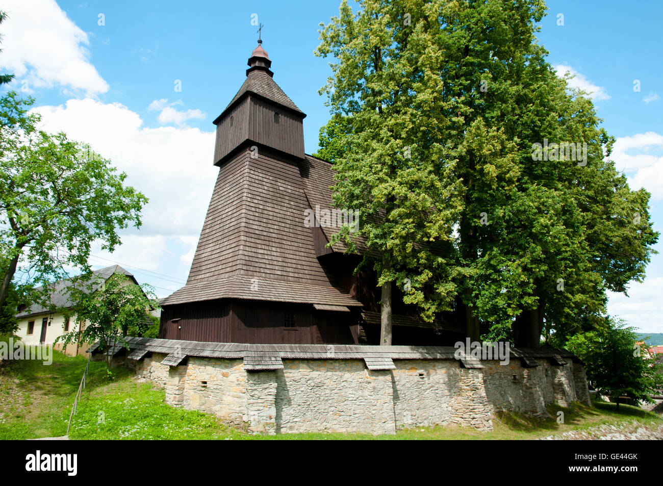 Kirche des Heiligen Franziskus von Assisi - Verwaltungsgebäude - Slowakei Stockfoto