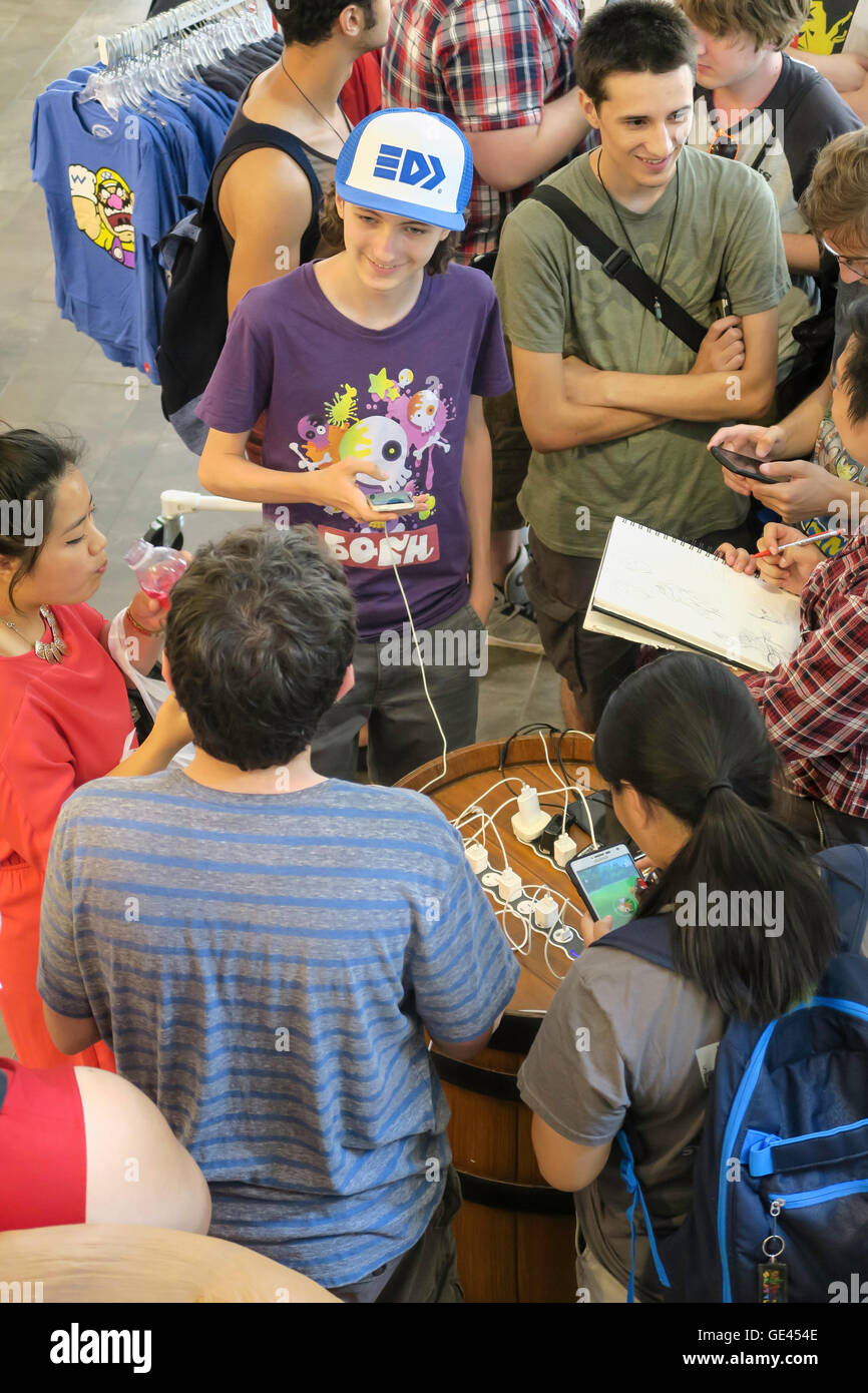 Nintendo New York Store Interieur, Rockefeller Center, NYC, USA Stockfoto