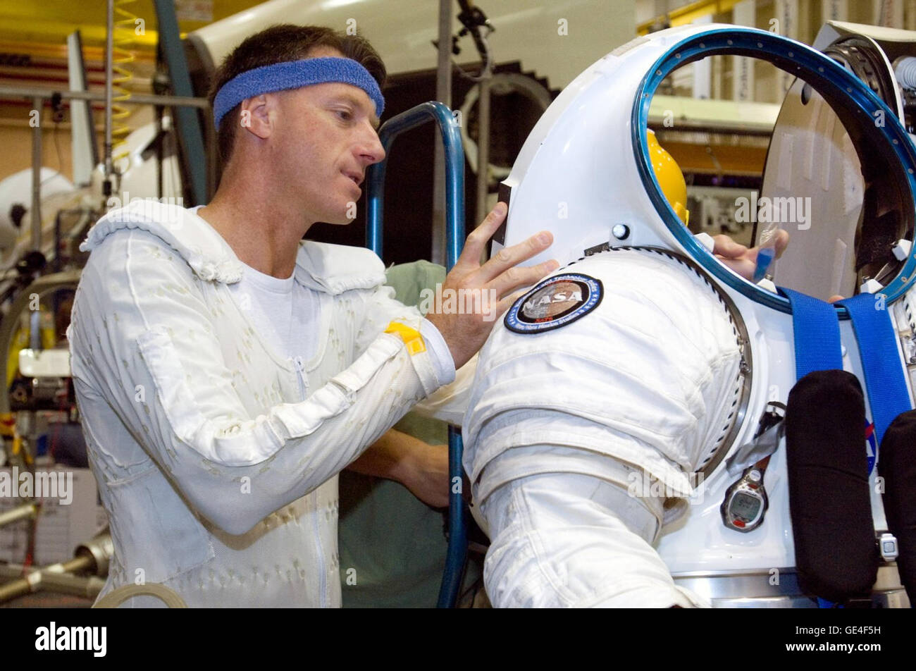 Astronaut C Michael Foale bereitet sich auf eine Mark III 5134456007 o don Stockfoto