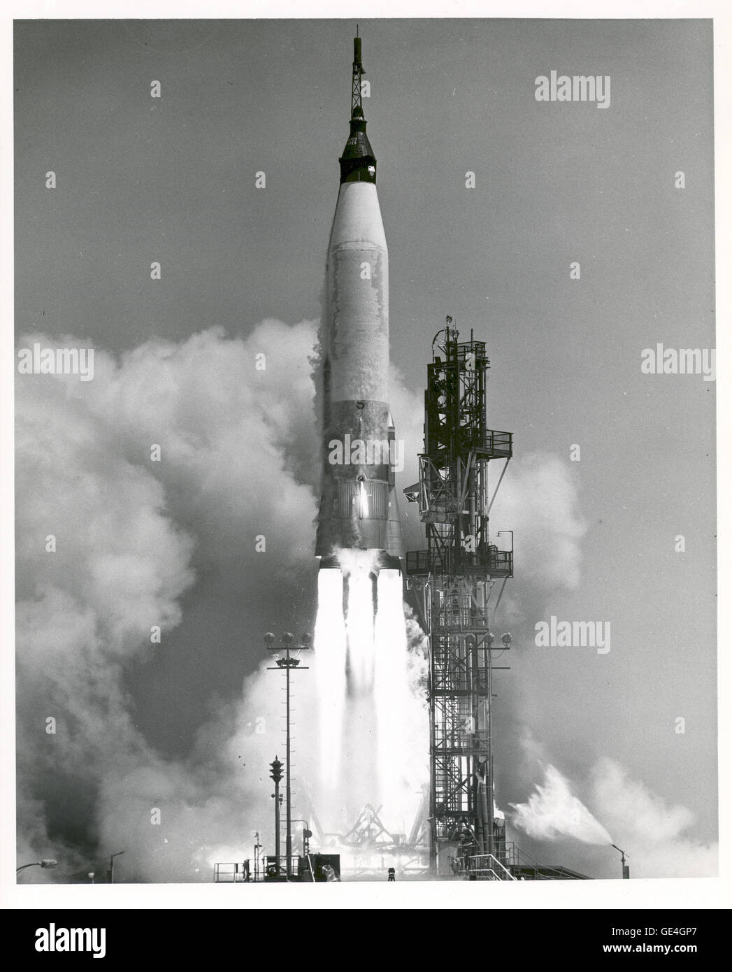 Mercury atlas launch vehicle Fotos und Bildmaterial in hoher