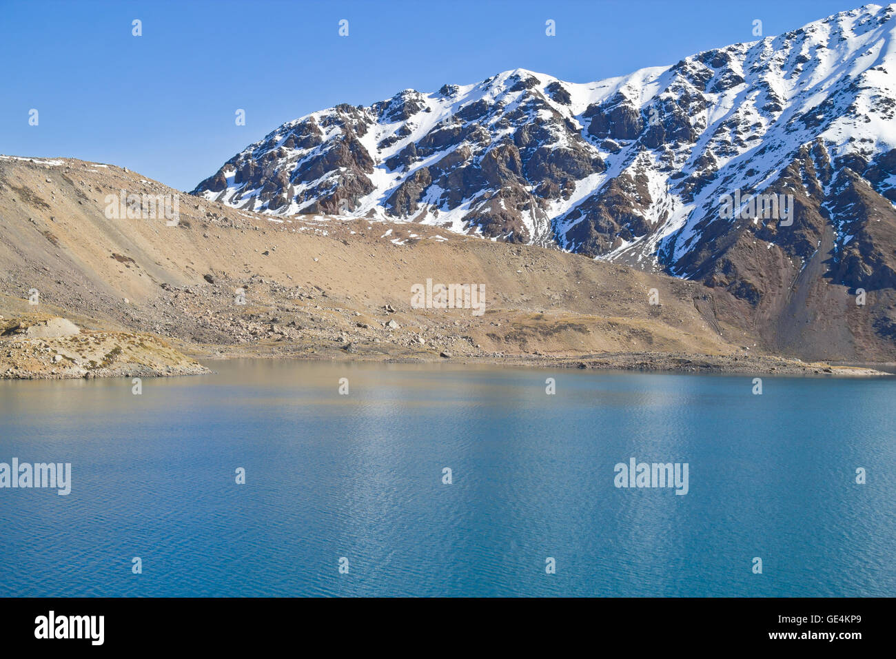 Embalse el Yeso Stockfoto