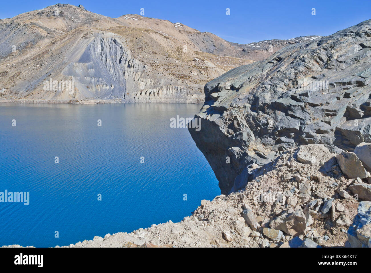 Embalse el Yeso Stockfoto