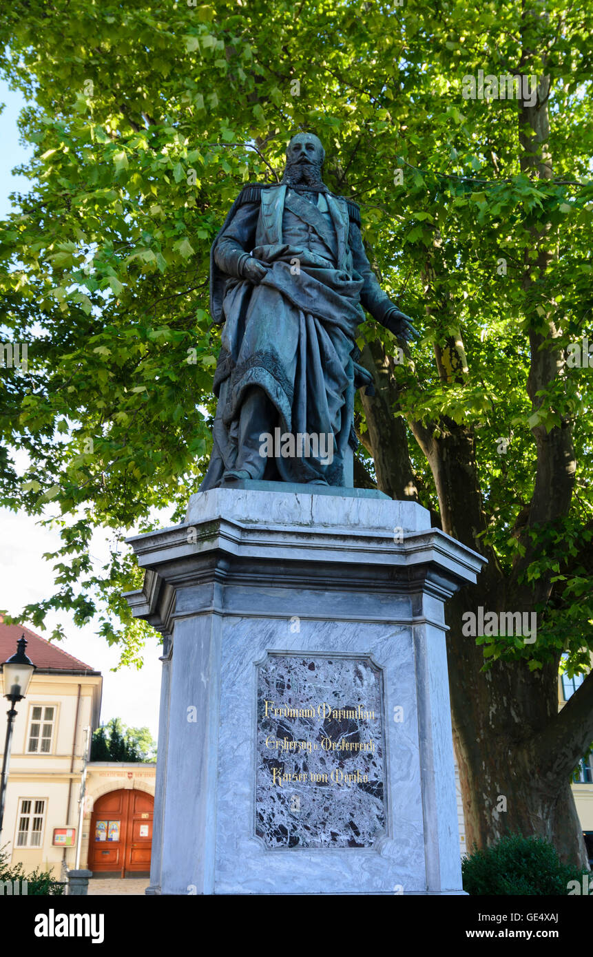 Wien, Wien: Denkmal für Kaiser Maximilian von Mexiko, Österreich, Wien, 13. Stockfoto