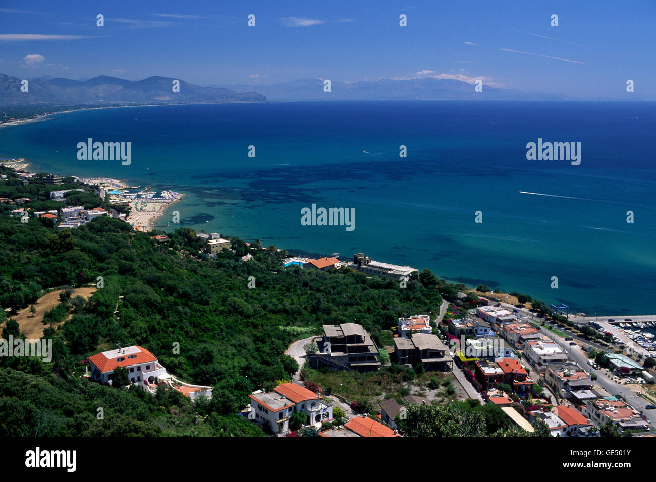 Italien, Latium, Nationalpark Circeo, San Felice Circeo Stockfoto