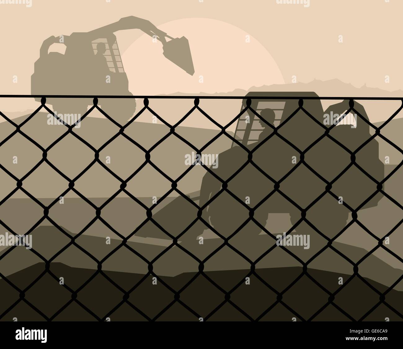 Frontlader Vektor abstrakten Hintergrund Konzept für poster Stock Vektor