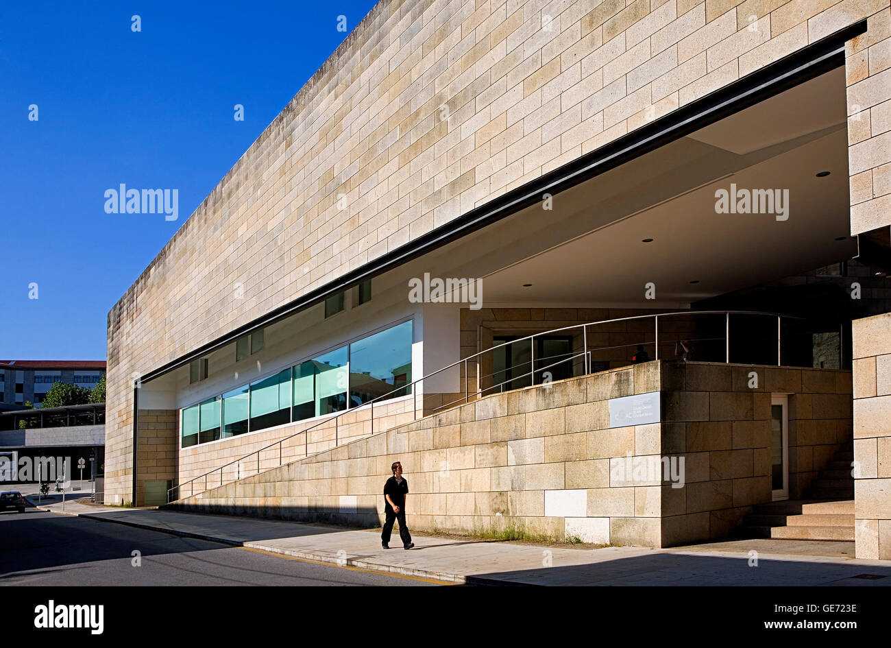 CGAC (Centro Gallego de Arte Contemporáneo). Santiago De Compostela. Coruña Provinz. Spanien. Camino de Santiago. Stockfoto