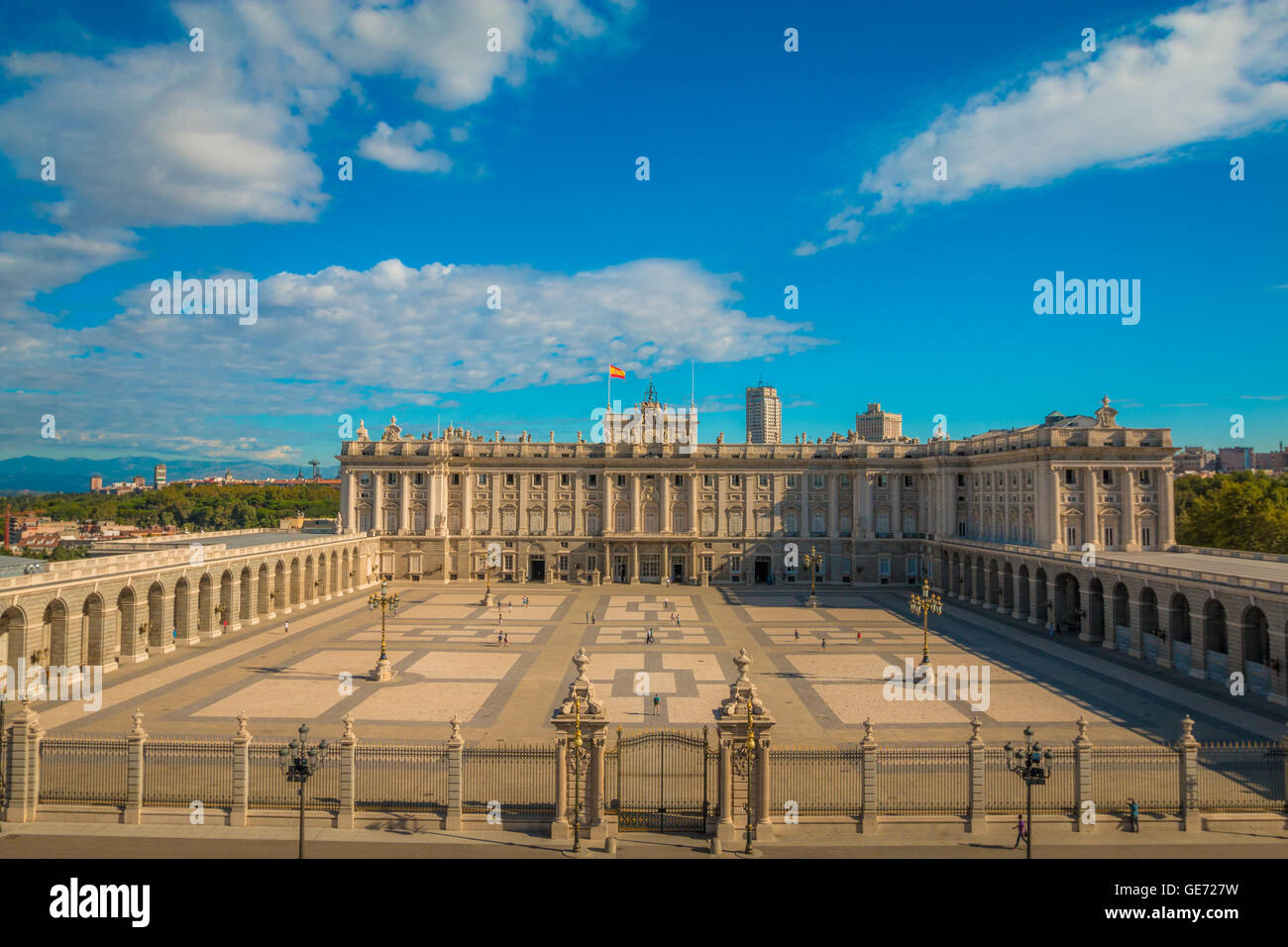 Königspalast in Madrid Spanien Stockfoto