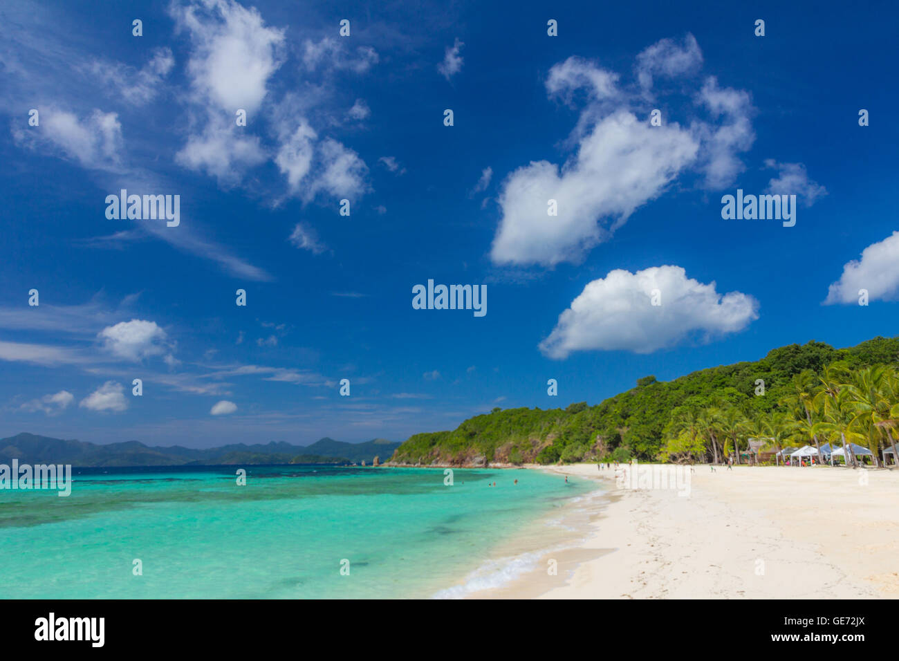 Coron-Palawan Insel Strand auf den Philippinen Stockfoto