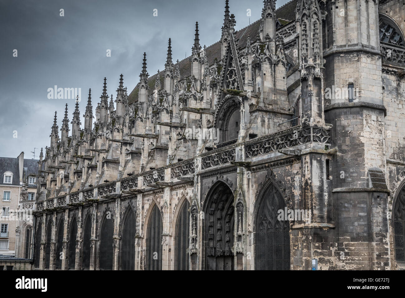 Sankt Marien Kirche in Caen-Normandie Frankreich Stockfoto