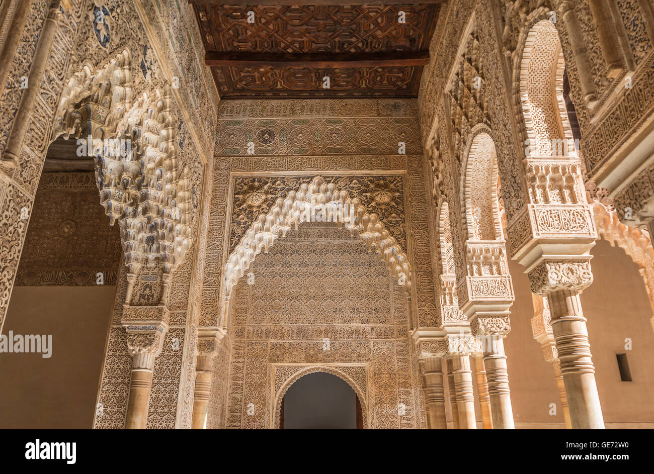 Alhambra-Palast in Spanien Stockfoto