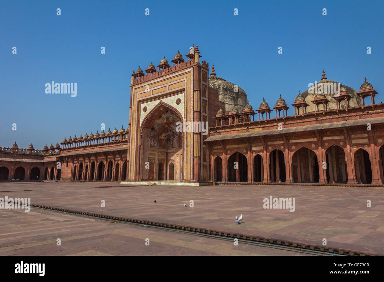 Die Moschee in Fatehpur Sikri Indien Stockfoto