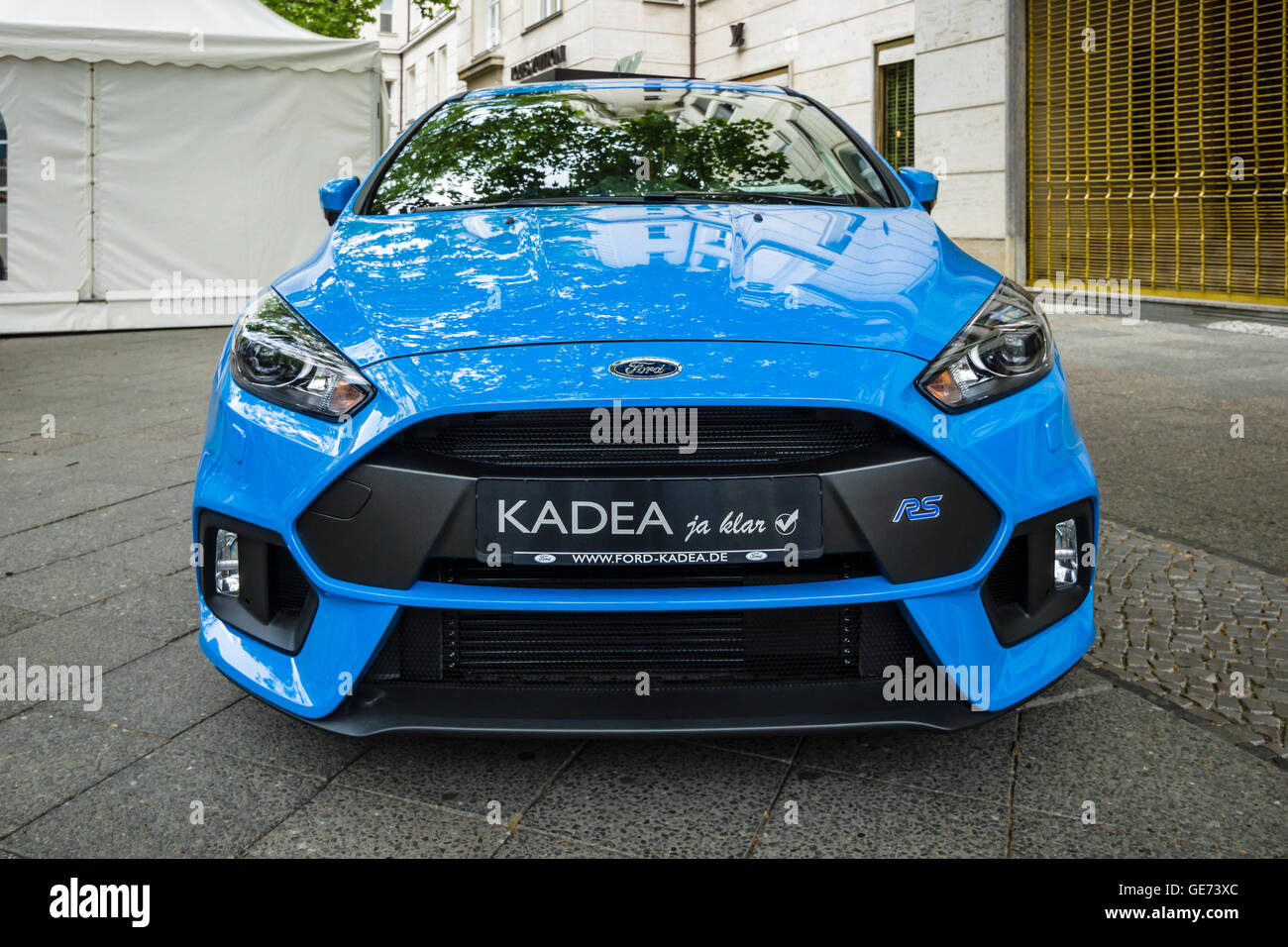BERLIN - 5. Juni 2016: Kleinwagen Ford Focus RS (Dritte Generation). Classic Days Berlin 2016. Stockfoto