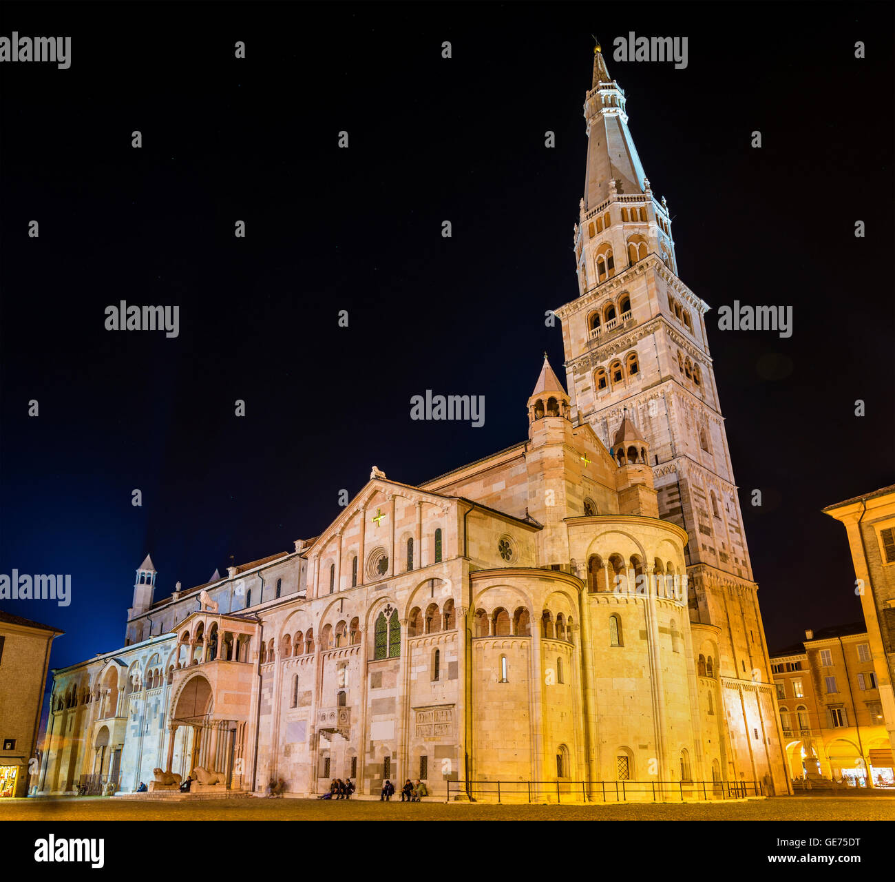 Modena Kathedrale, eine romanische römisch-katholische Kirche Stockfoto